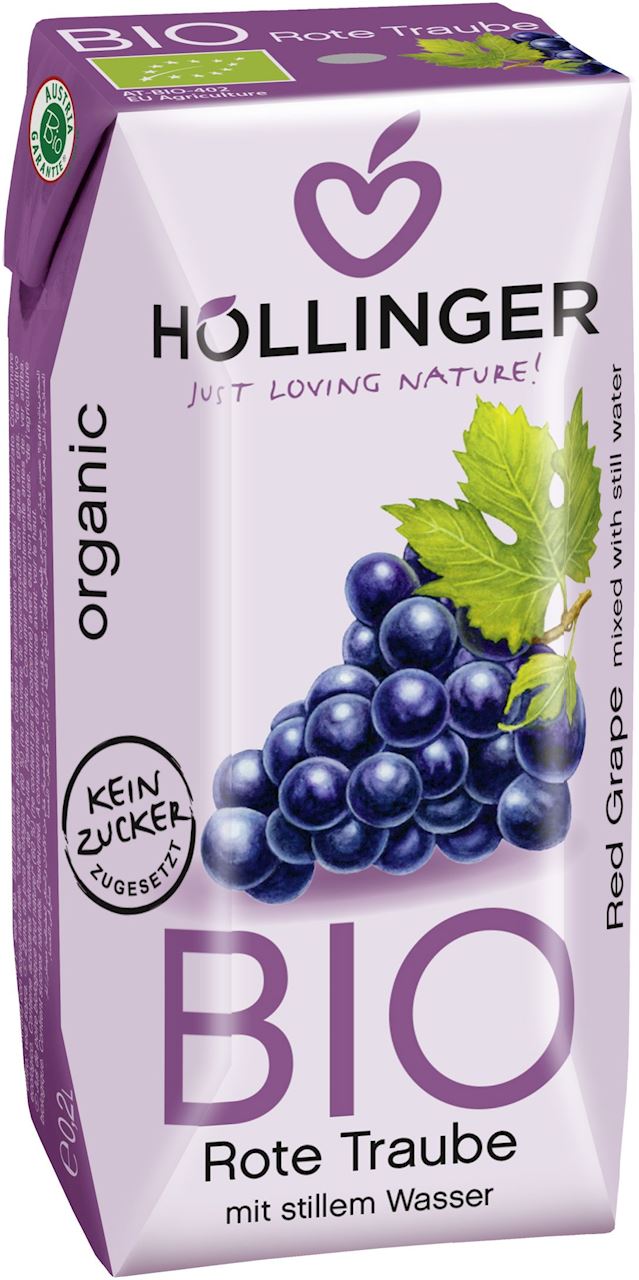 Hollinger NAPÓJ Z CZERWONYCH WINOGRON BIO 200 ml