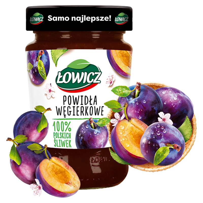 Łowicz Powidła węgierkowe 290g