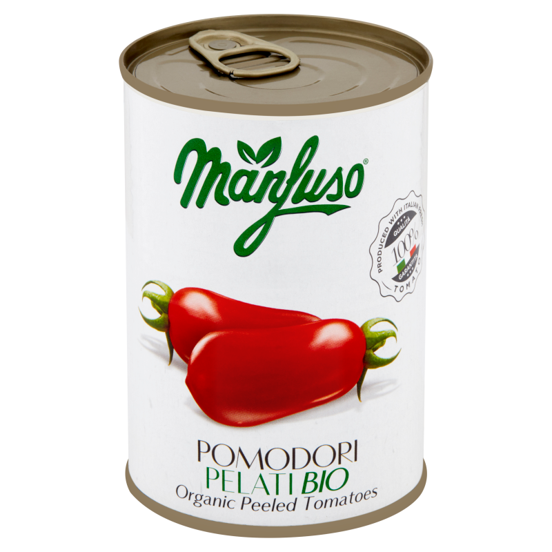 MANFUSO POMIDORY BEZ SKÓRKI BIO 400 g - MANFUSO 8012462003040