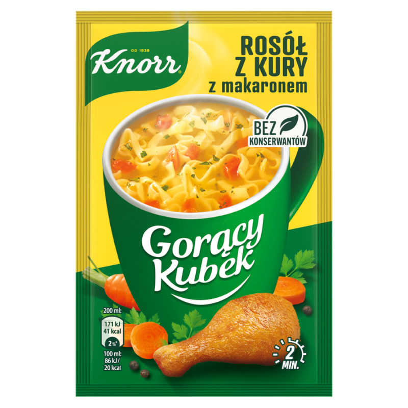 Knorr Rosół z kury z makaronem
