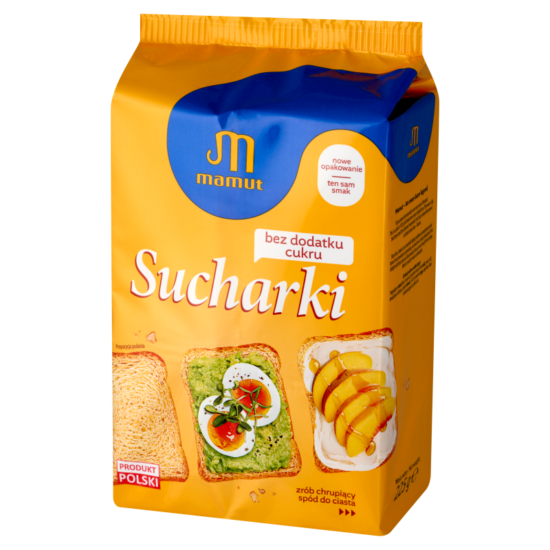 Mamut Sucharki bez dodatku cukrów 285 g