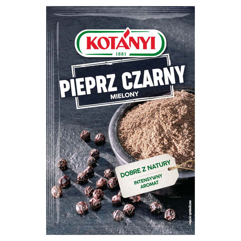 Kotanyi Pieprz czarny mielony 20 g Kotányi