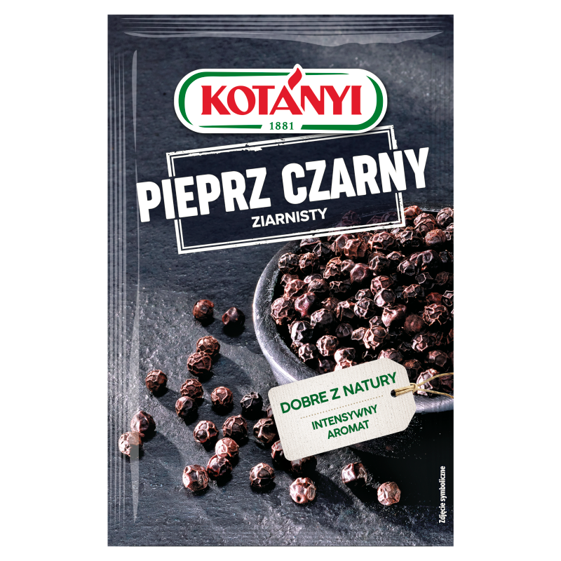 Kotanyi Pieprz czarny ziarnisty 20 g Kotányi