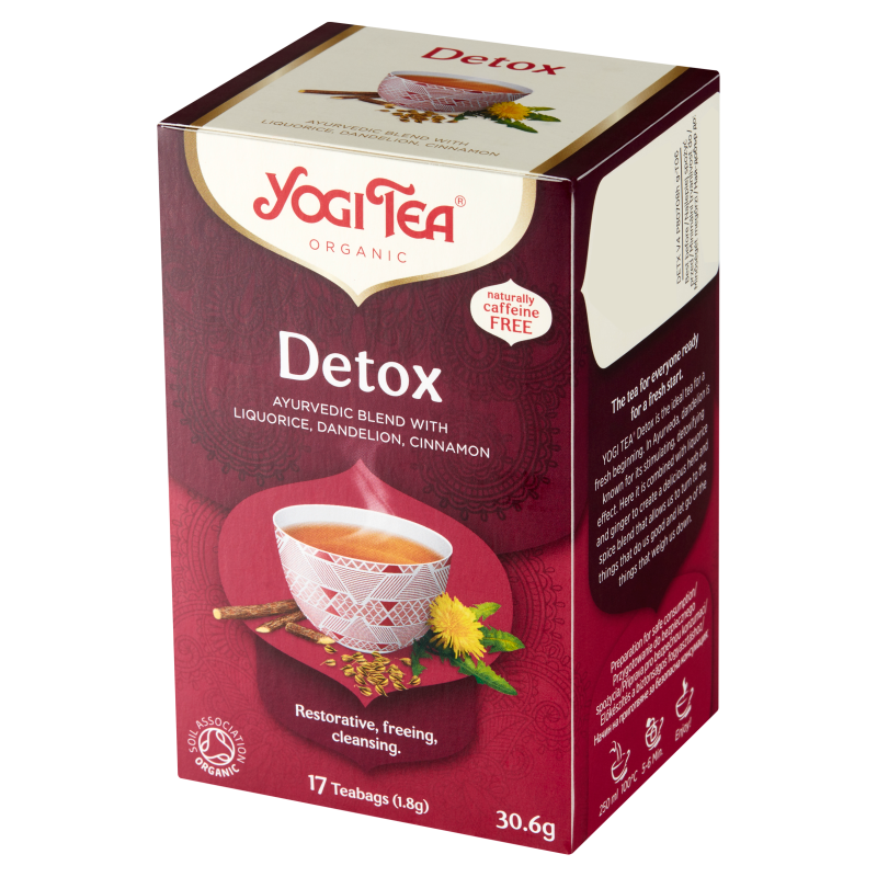 Yogi Tea HERBATKA DETOX BIO 17 x 1,8 g)