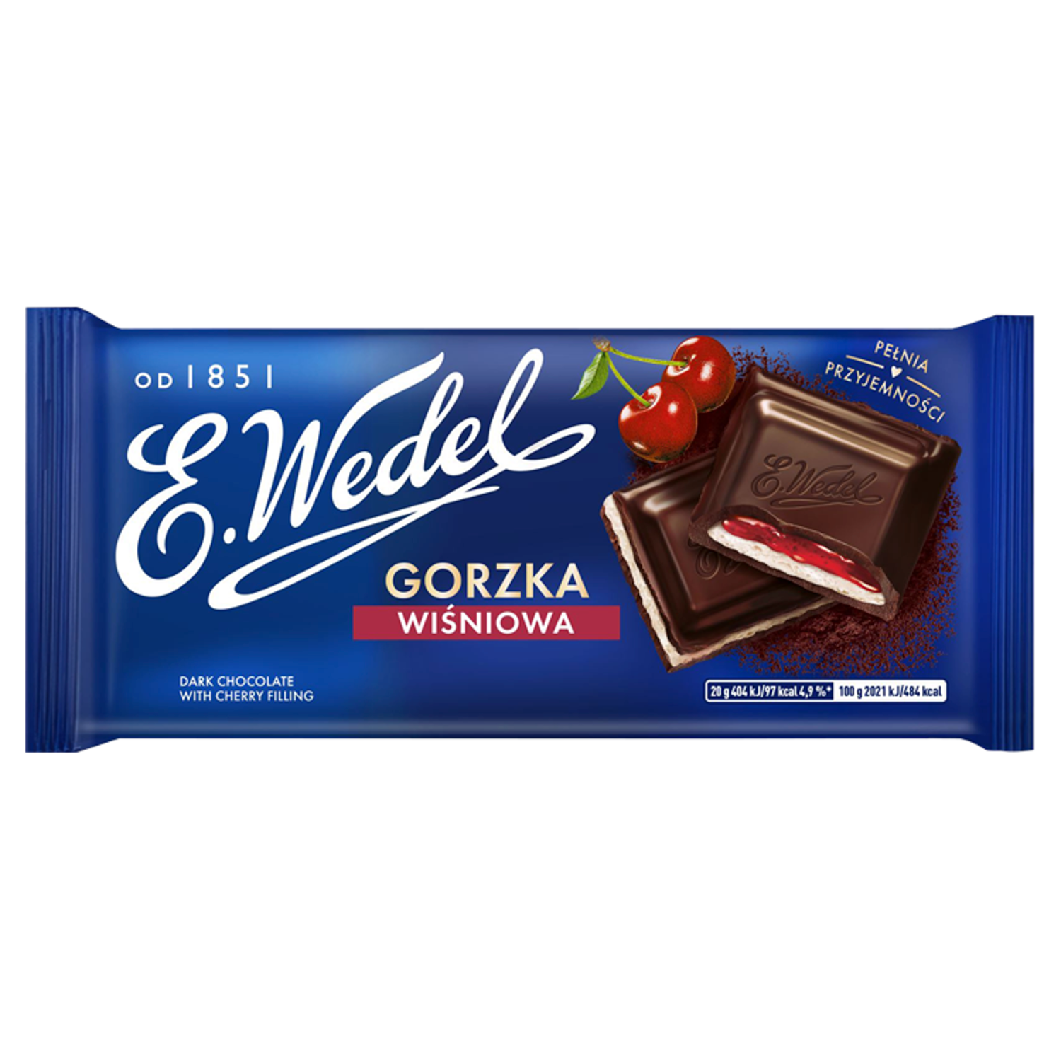 Wedel CZEKOLADA GORZKA WIŚNIOWA 100 G