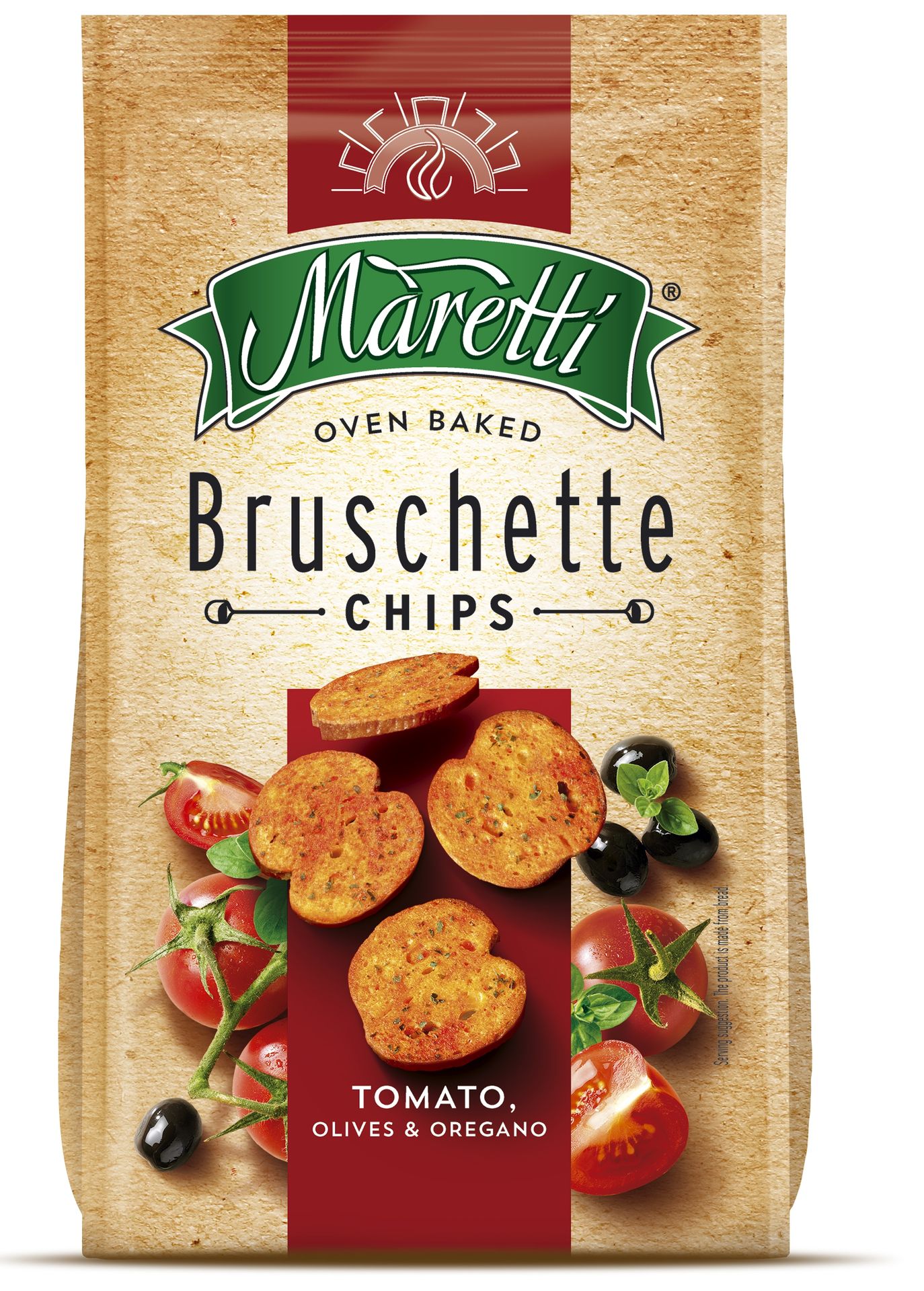 BRUSCHETTA MARETTI Z POMIDOREM I OLIWKĄ 70 G