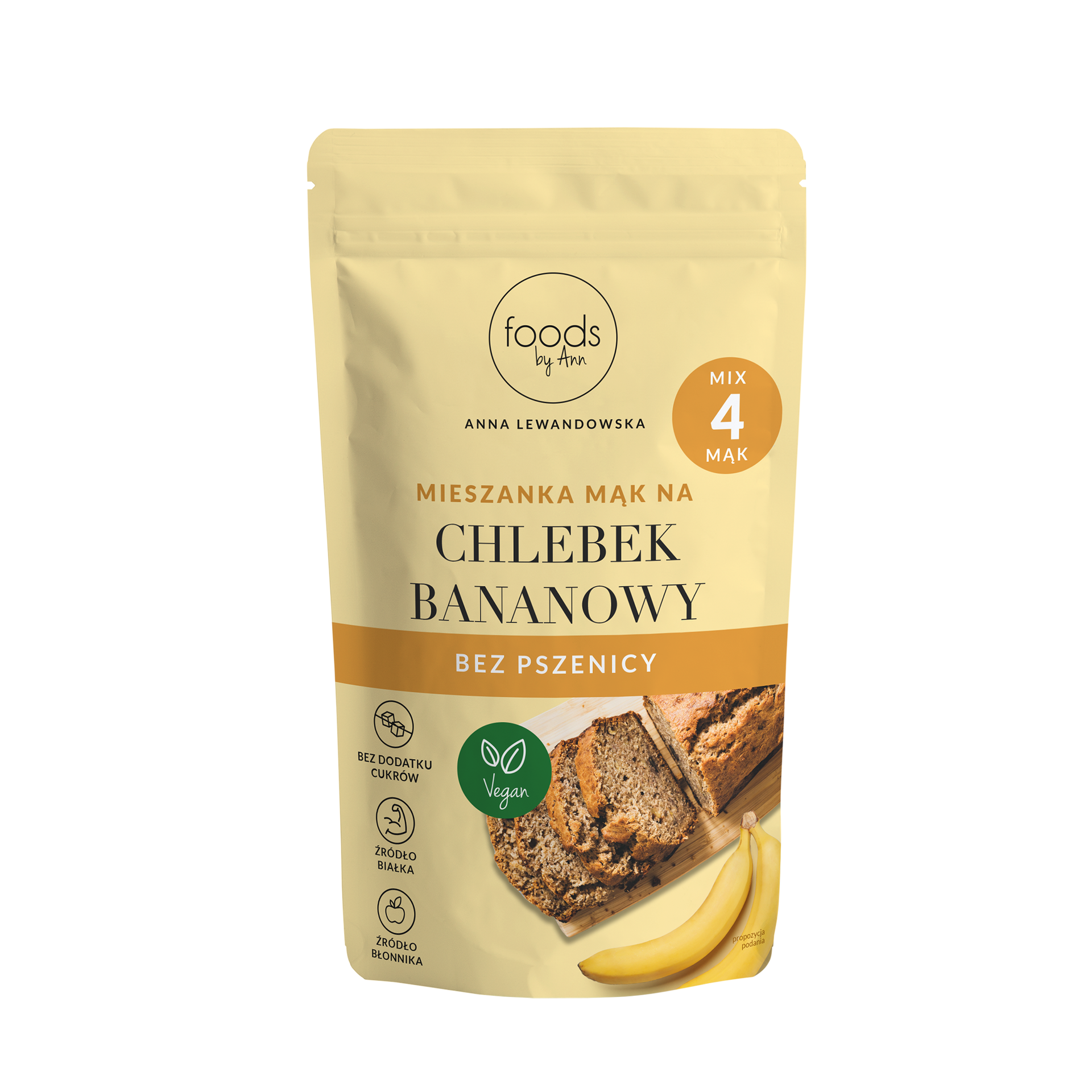 FOODS BY ANN Mieszanka mąk na chlebek bananowy 250 g
