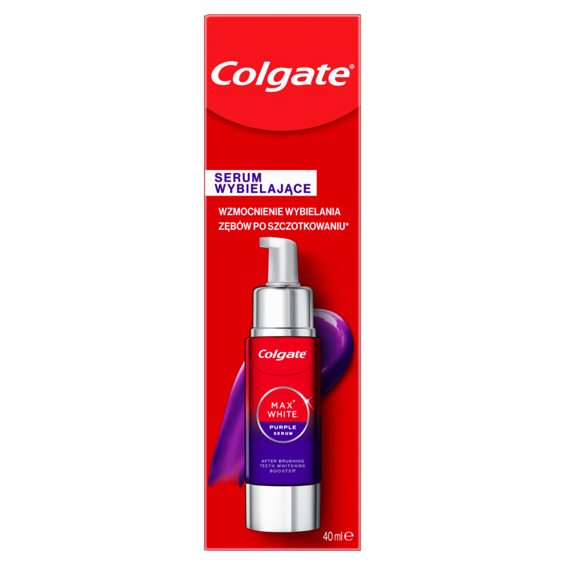 COLGATE MAX WHITE PURPLE Serum do zębów wzmacniające wybielanie