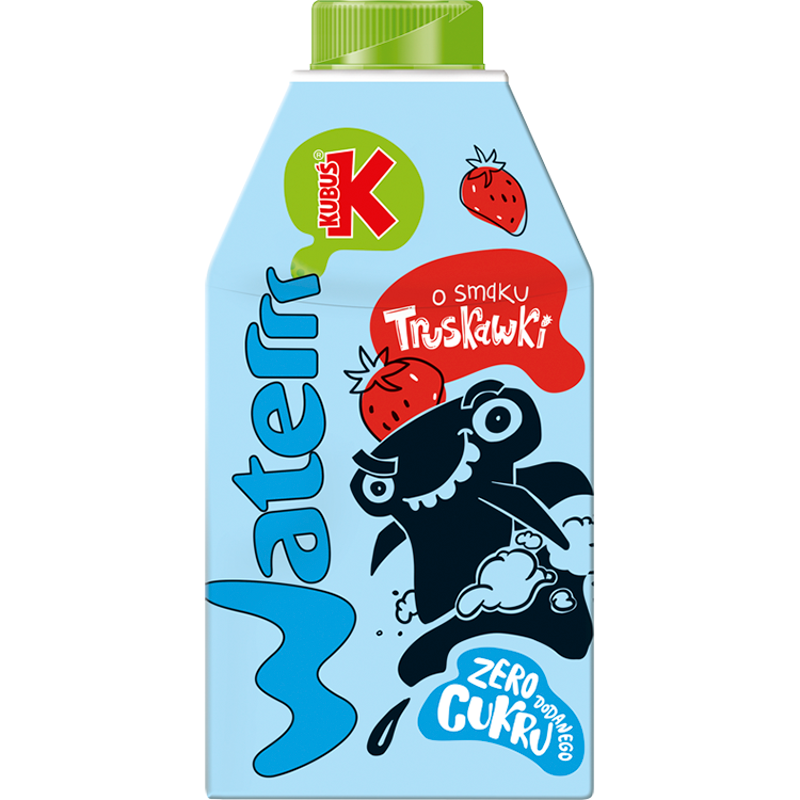 KUBUŚ Waterrr o smaku truskawki