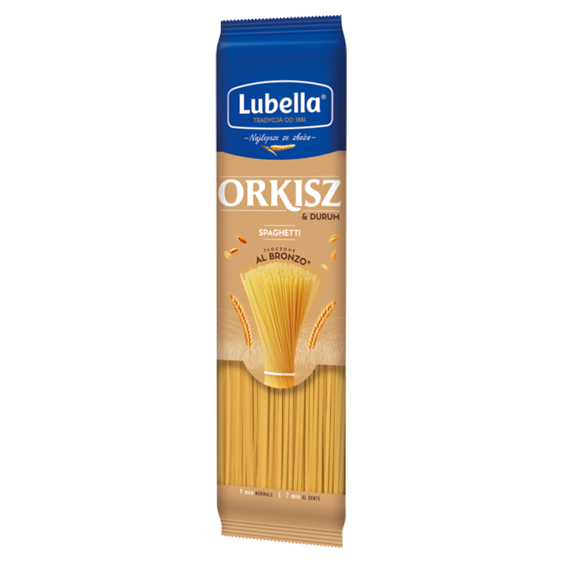 Lubella Orkisz & Durum Makaron spaghetti 400 g