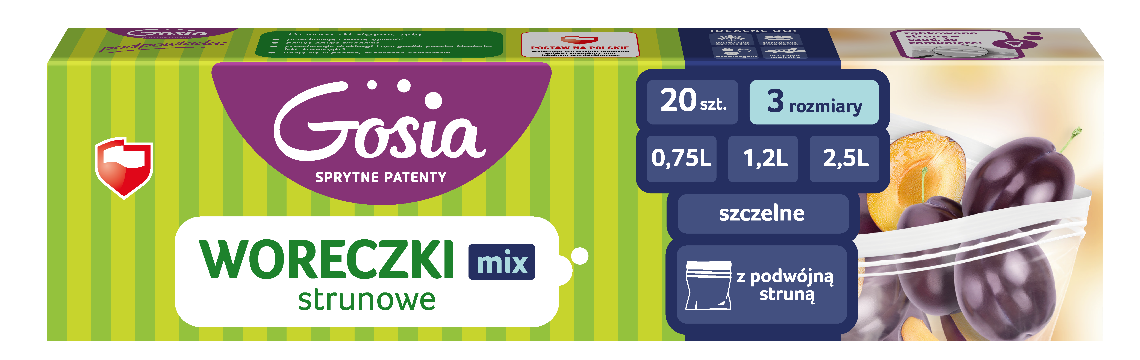 GOSIA Woreczki strunowe mix 20 szt.