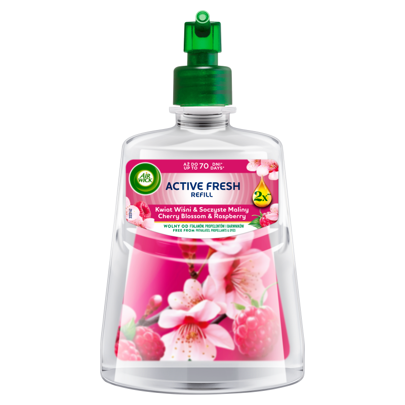AIR WICK Wklad do odświeżacza Kwiat Wiśni&Soczyste Maliny 228ml