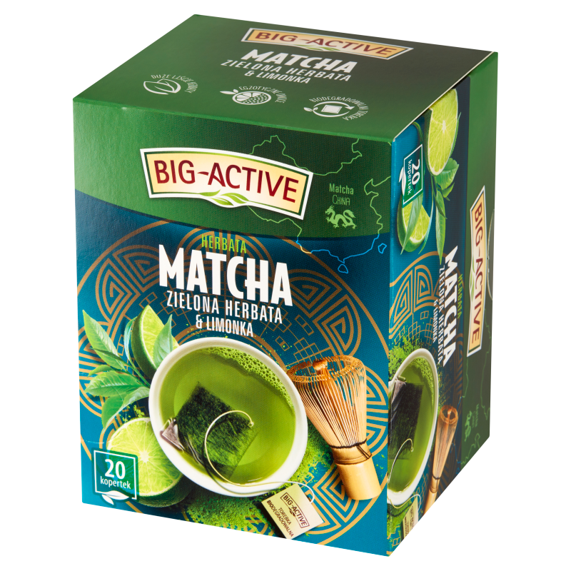 Big-Active Zielona Matcha Limonka ex20
