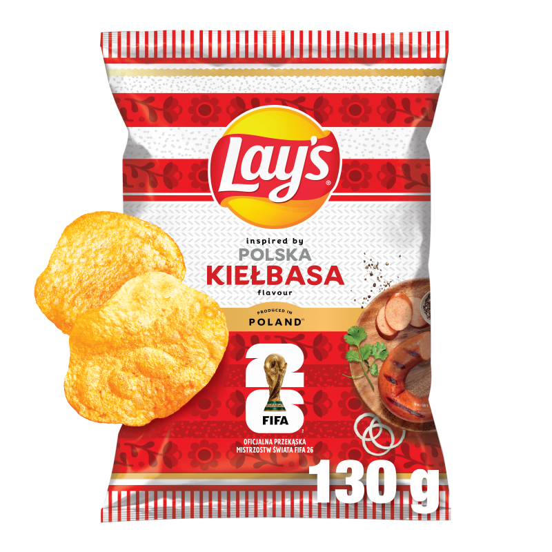 LAY'S Chipsy ziemniaczane o smaku kiełbasy