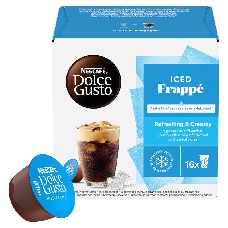 NESCAFÉ Dolce Gusto Iced Frappe Kawa w kapsułkach na zimno (16 kapsułek)
