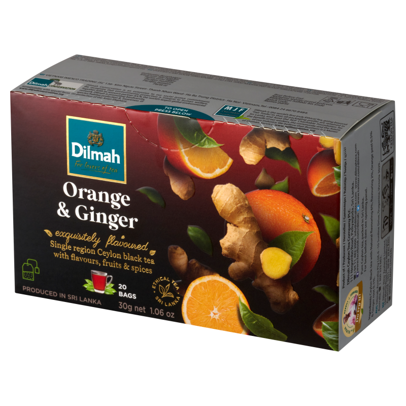 Dilmah Herbata pomarańczowo-imbirowa 20 torebek