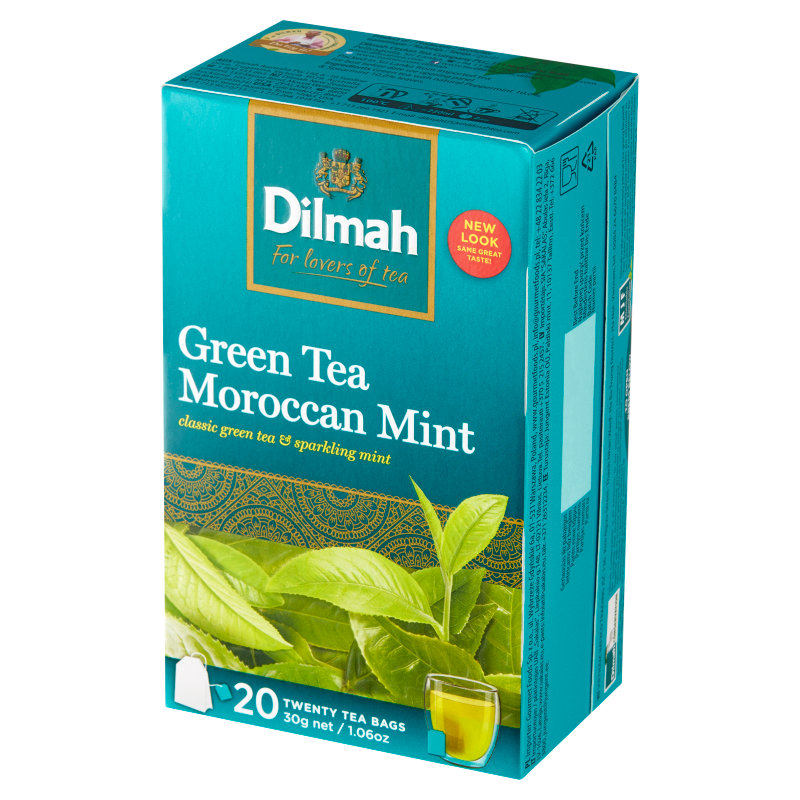 Dilmah MOROCCAN MINT GREEN TEA 20 T.EKSP Z ETYKIETĽ 10412