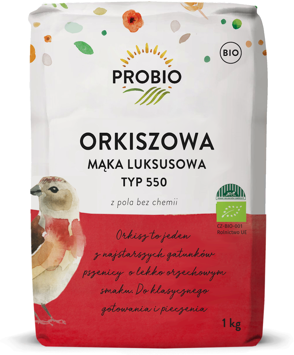 M��ka Orkiszowa Luksusowa TYP 550 BIO 1 kg - Probio