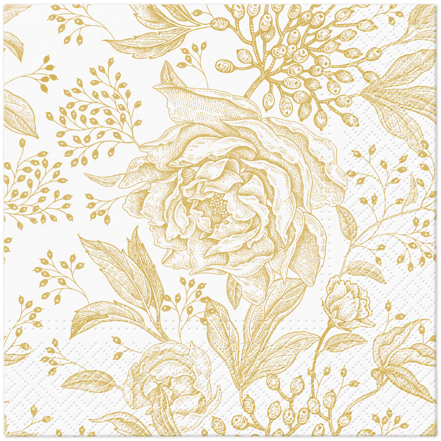 PAW DECOR COLLECTION Serwetki papierowe 3-warstwowe Rose Peonies 20szt.