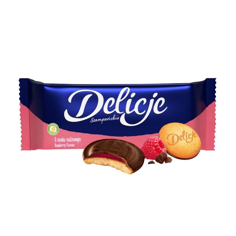 Mondelez Delicje Szampańskie malinowe, 147g