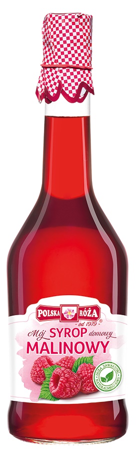 POLSKA RÓŻA Syrop malinowy 500ml POLSKA RÓŻA 11POLSYRM9