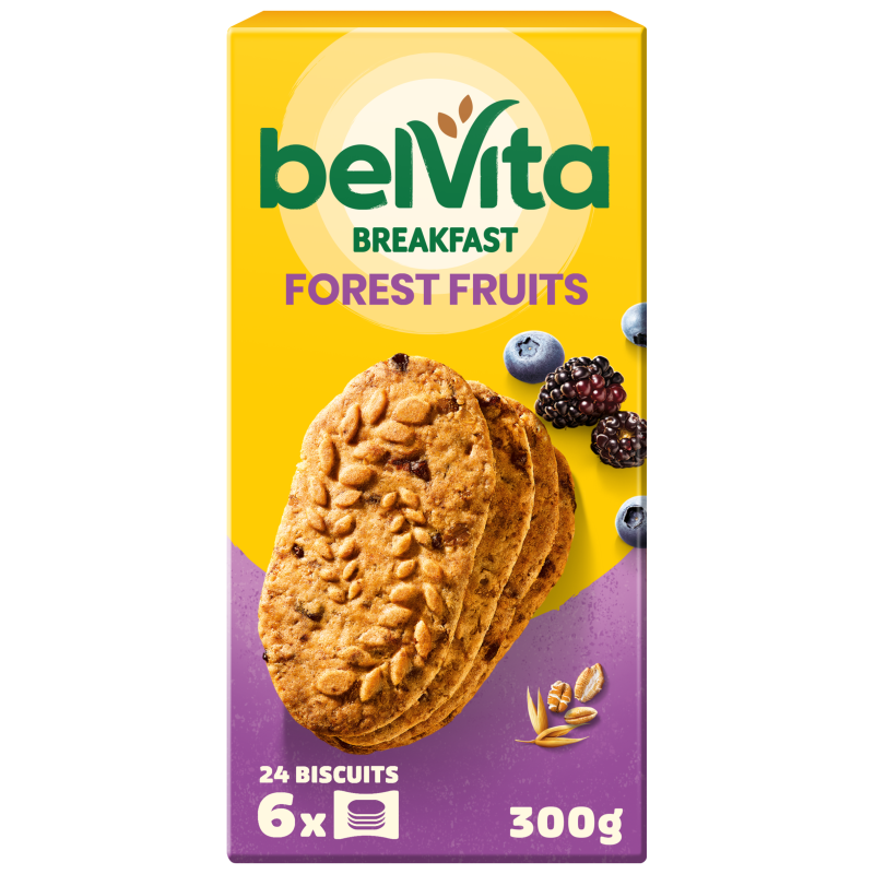Belvita INNI Ciastka Owoce Leśne 300g