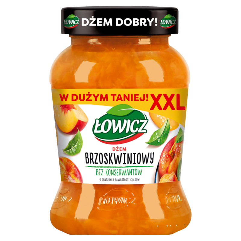 Łowicz DŻEM Z BRZOSKWIŃ 450 G
