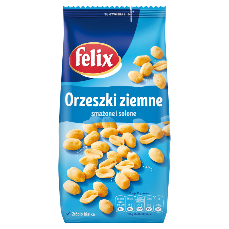 Felix ORZESZKI ZIEMNE SMAŻONE I SOLONE 380G zakupy dla domu i biura 604121