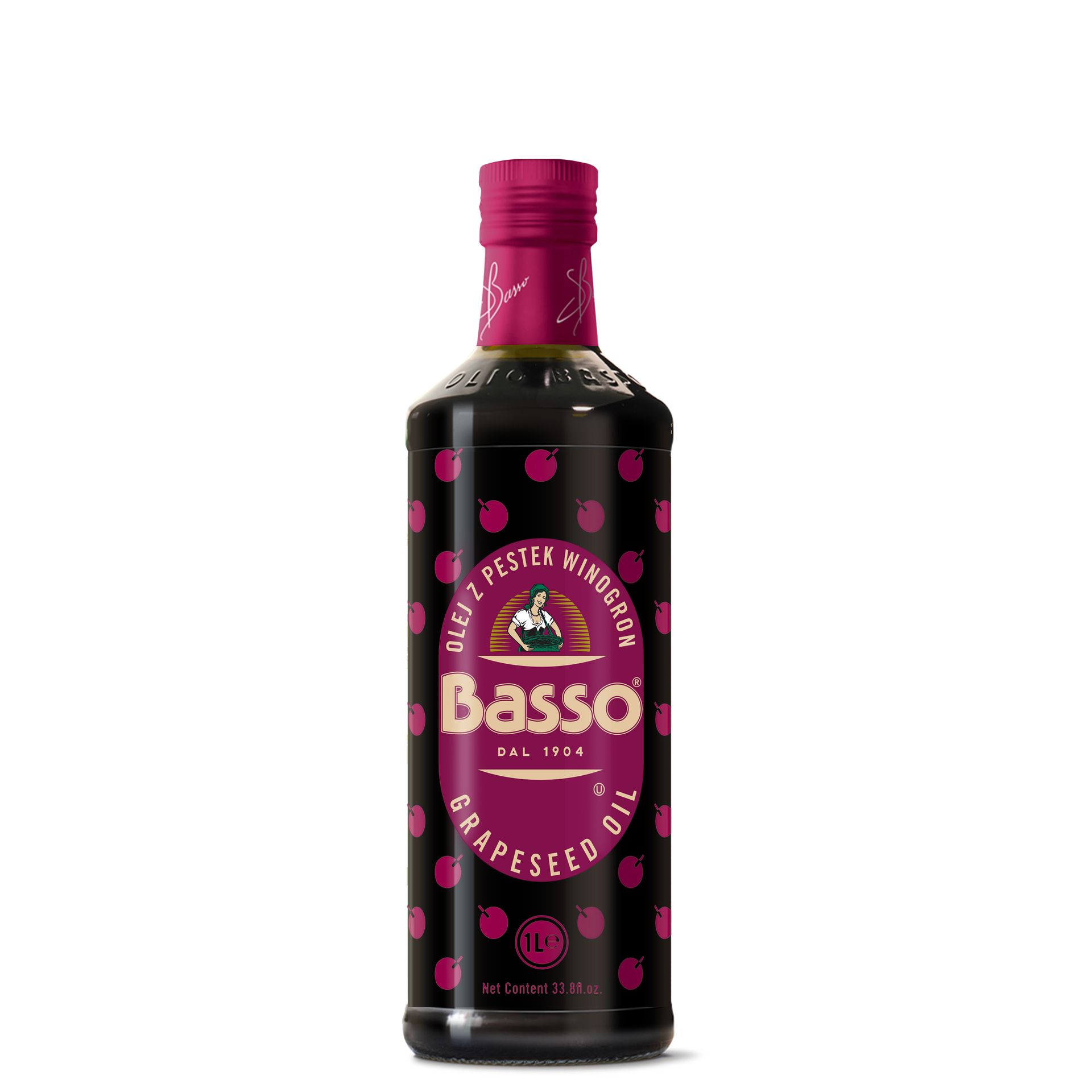 Basso Olej z pestek winogron 1 l