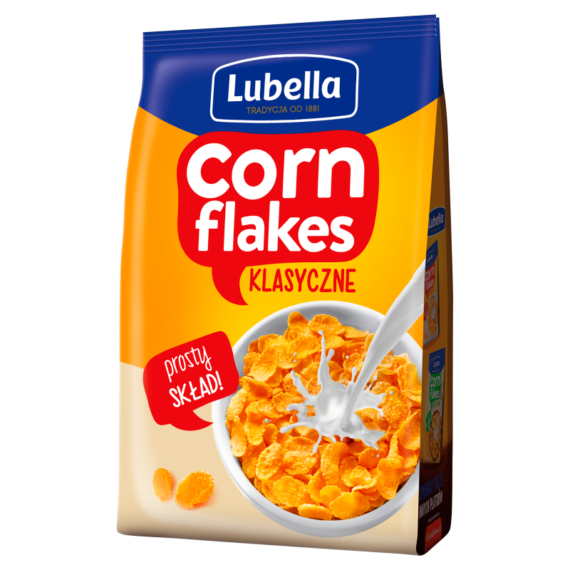 Lubella Płatki kukurydziane Klasyczne Corn Flakes 250 g