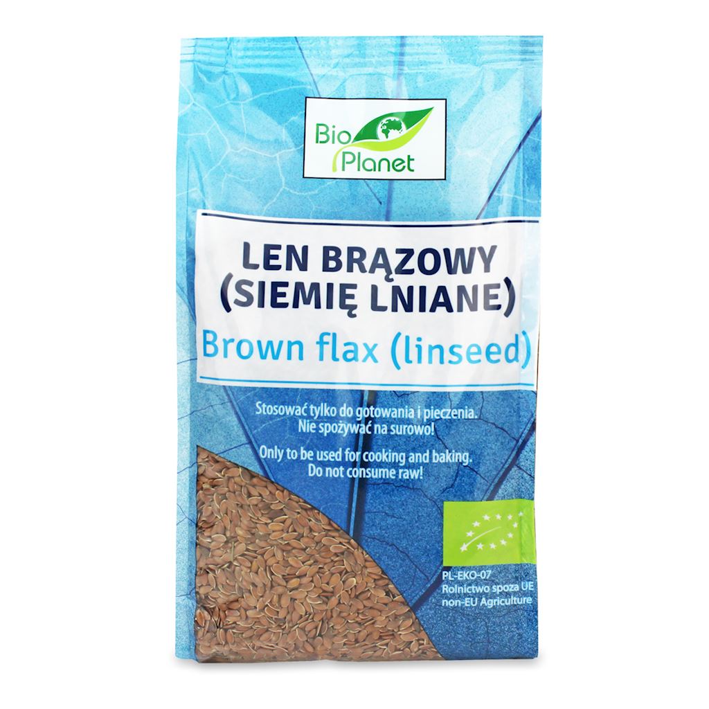 Bio Planet BIOP.LEN BRĄZOWY-SIEMIĘ 400G