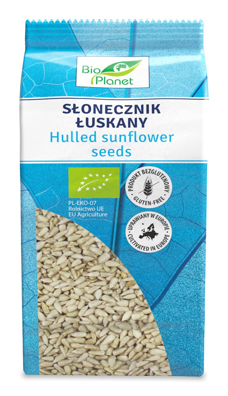 Bio Planet SERIA NIEBIESKA słonecznik łuskany bio 250 g