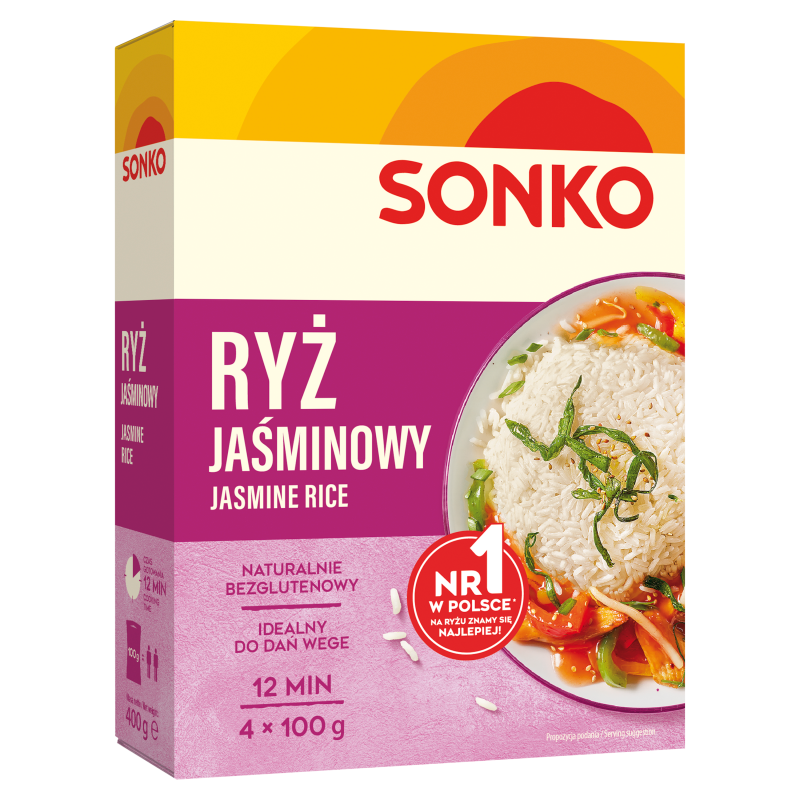 Risana RYŻ JAŚMINOWY 4X100G 6-PACK C01114C