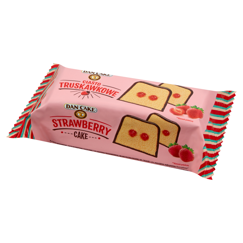 Ciasto z nadzieniem truskawkowym DAN CAKE 400 g