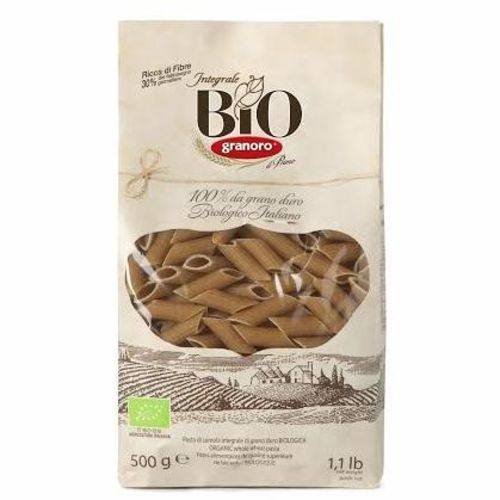 Granoro MAKARON MEZZE PENNE RIGATE PEŁNOZ. BIO 500 g - 8007290335050