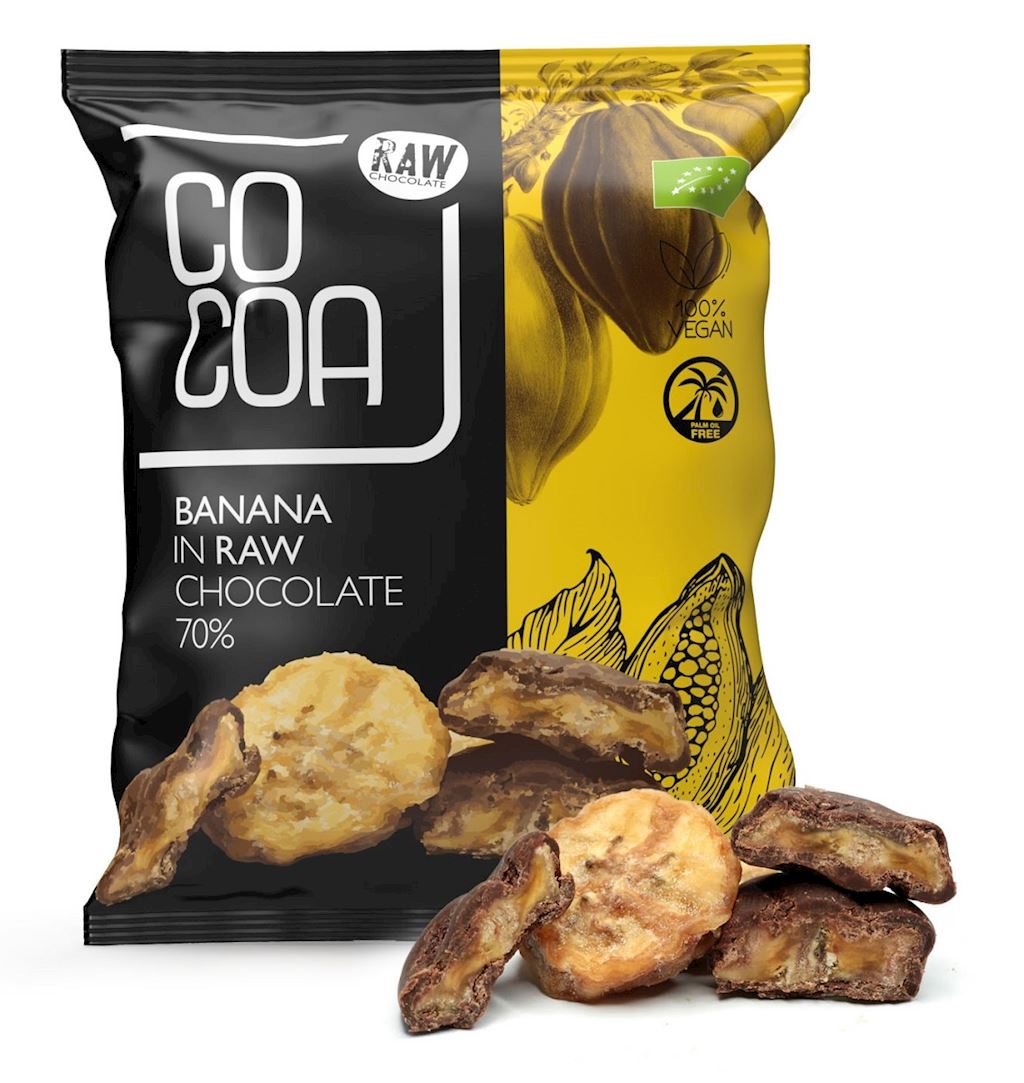 Cocoa BANANY W SUROWEJ CZEKOLADZIE B