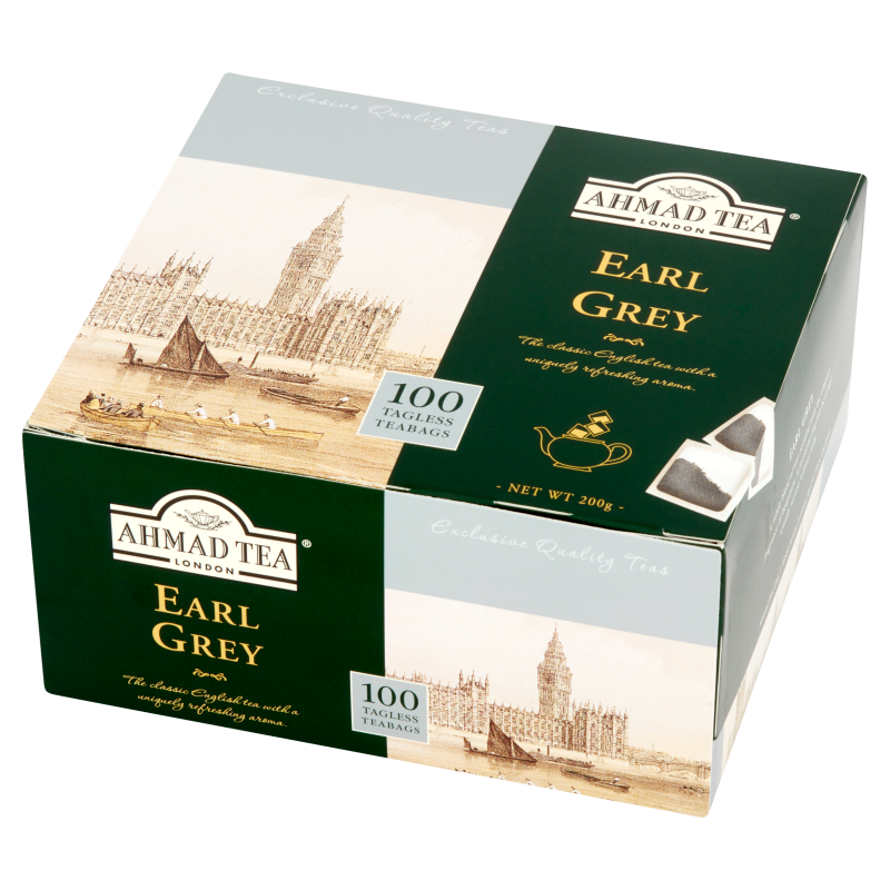 Ahmad Herbata EARL GREY 100t*2g czarna bez zawieszki