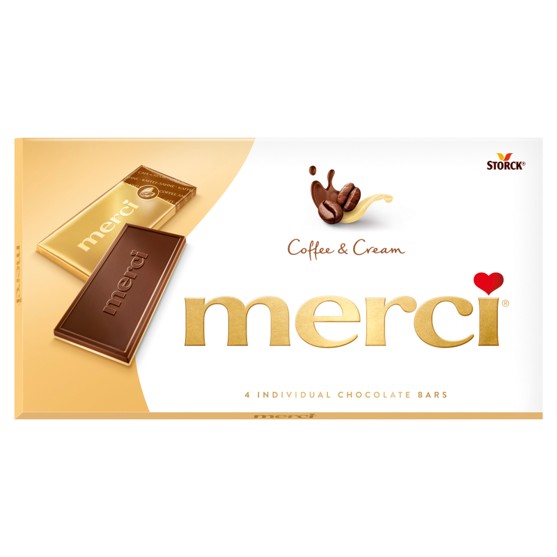 Merci Coffee & Cream czekolada śmietankowa o smaku kawow...