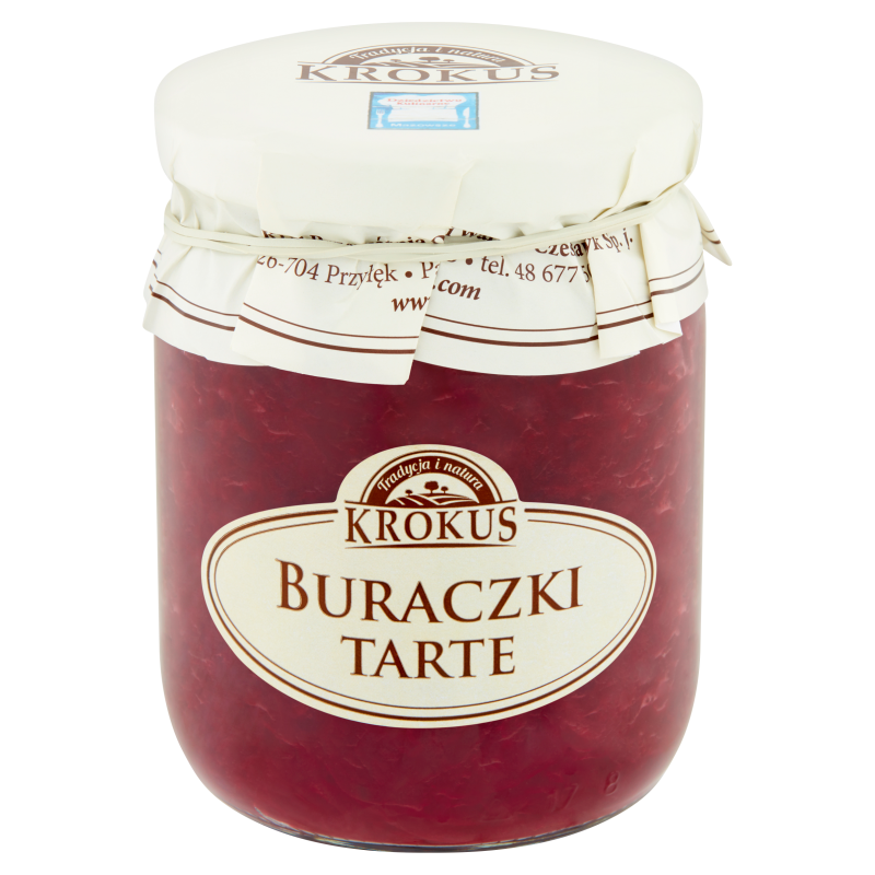 Krokus Buraczki Buraki Tarte 500g - Krokus smaknatury-KROBURACZKITA