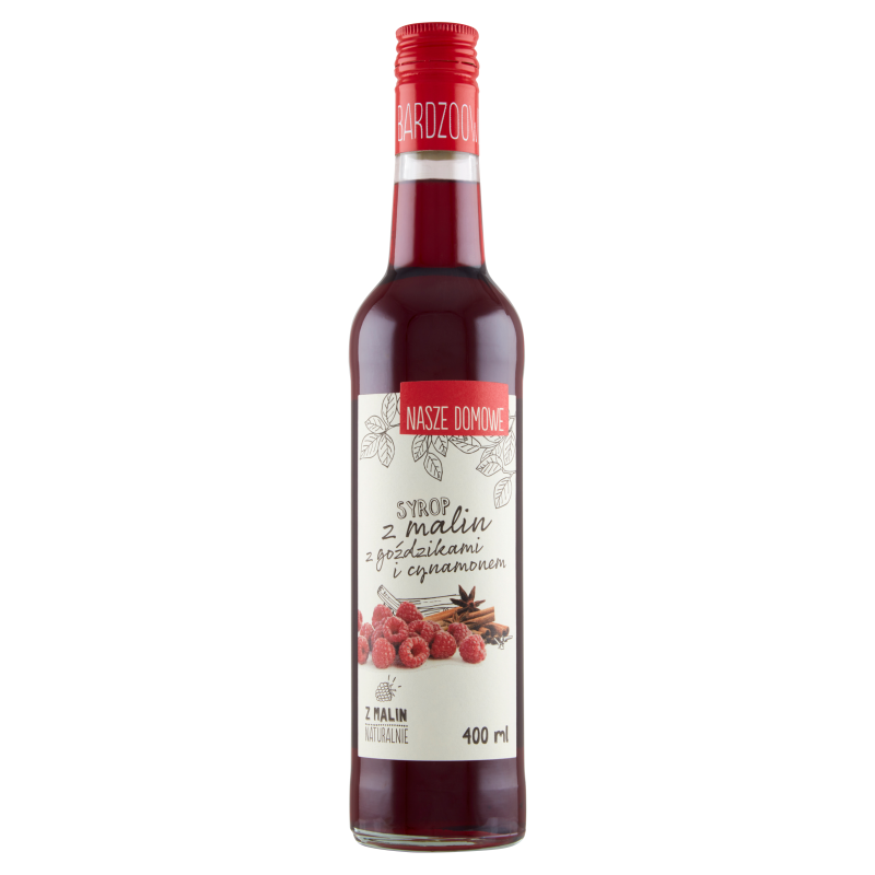 Premium Rosa Syrop z malin z cynamonem i goździkami 400ml FA29-9700E