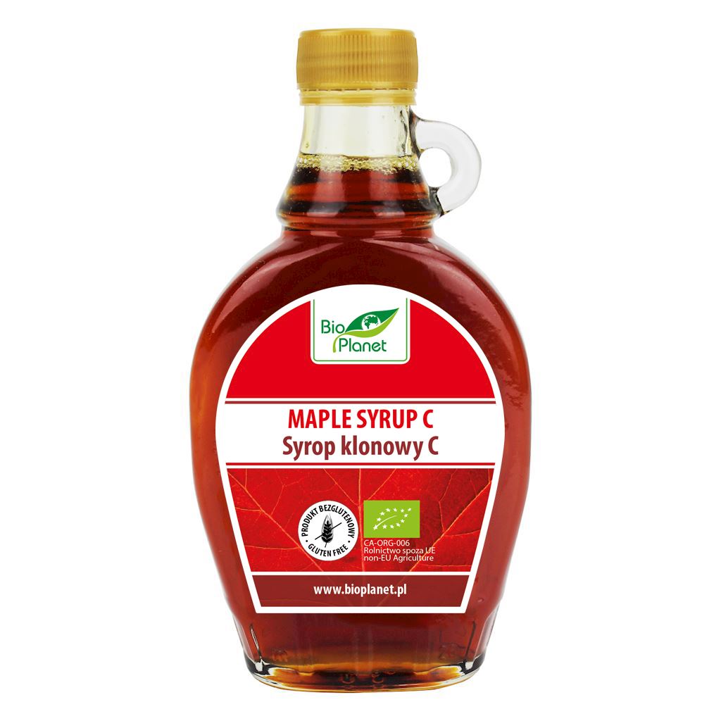 Bio Planet Kanadyjski, ekologiczny syrop klonowy o stopniu B (medium). Syrop pow