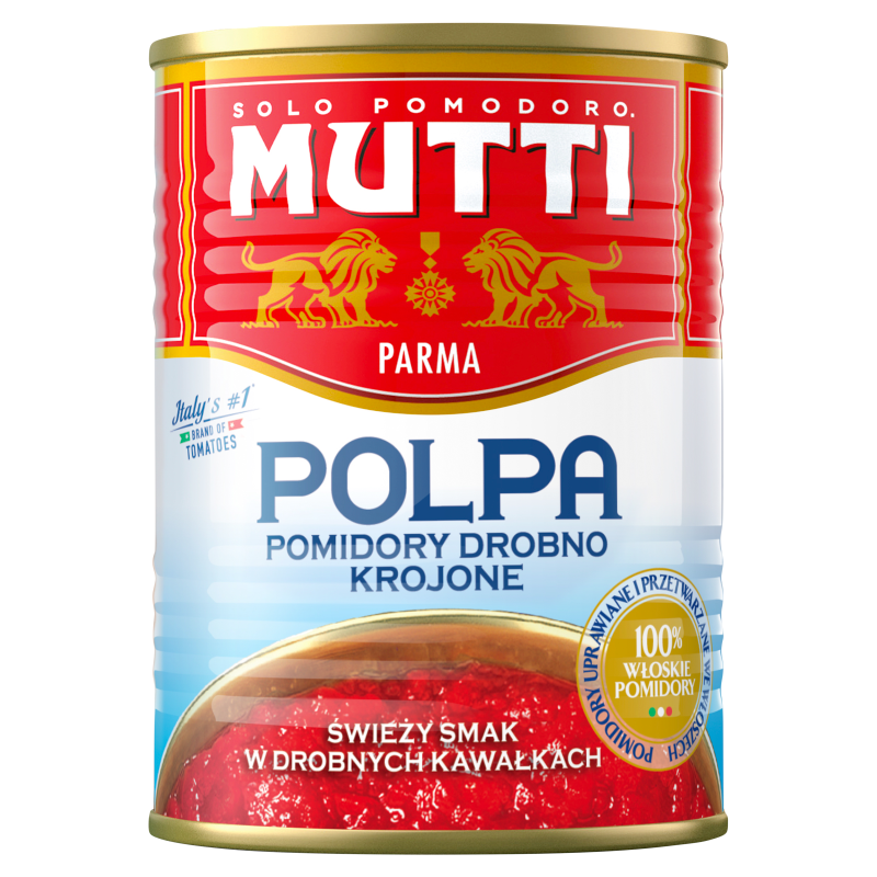 DEVELEY Pomidory krojone 400 g Mutti