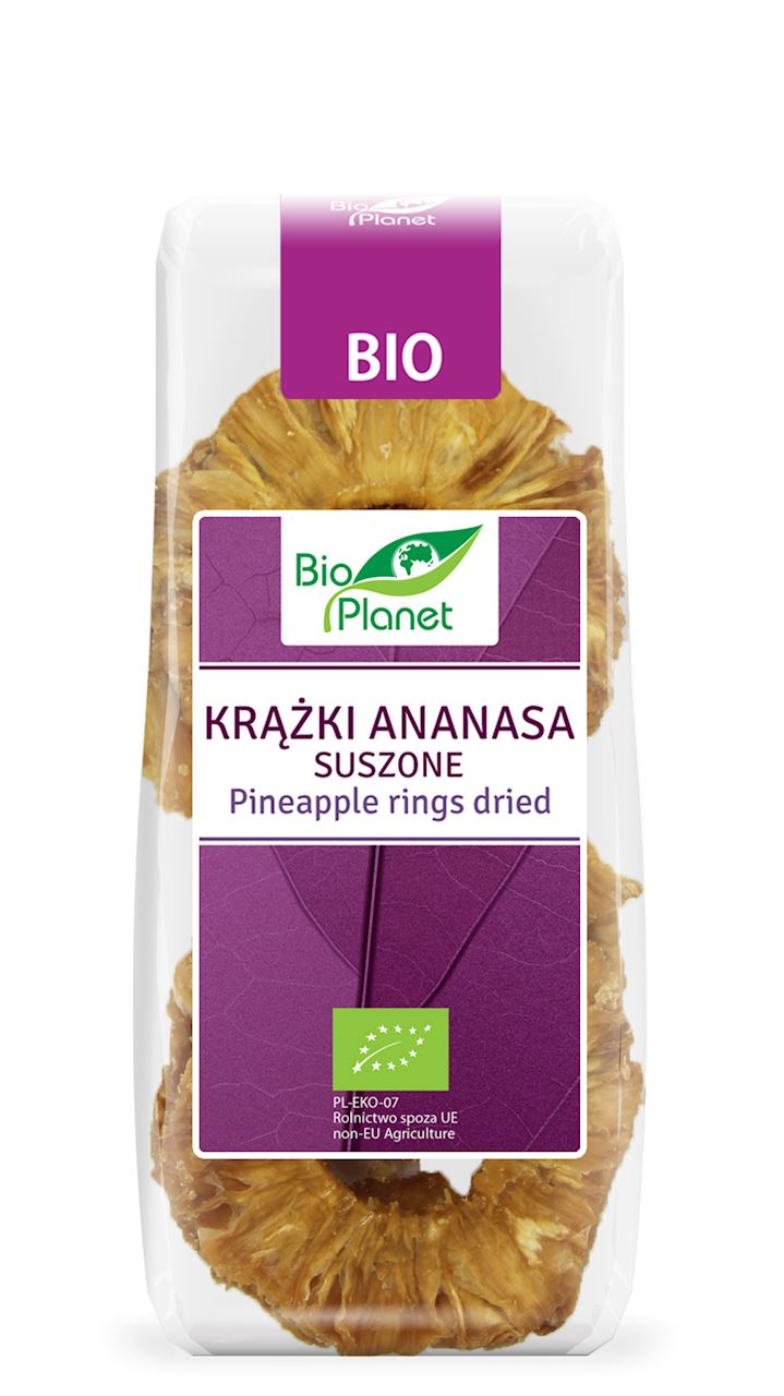 Bio Planet Krążki ananasa idealnie nadają się dla osób, które chcą zrzucić zbędn