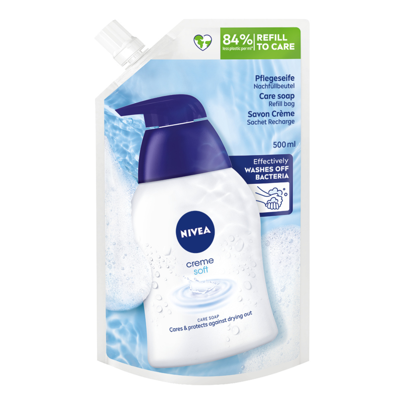 NIVEA Mydło w płynie Creme Soft - zapas