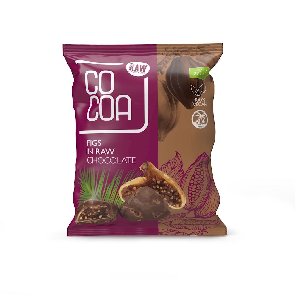 Cocoa FIGI W SUROWEJ CZEKOLADZIE BIO