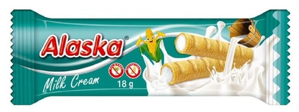 Alaska Rurki kukurydziane z kremem mlecznym 2szt.