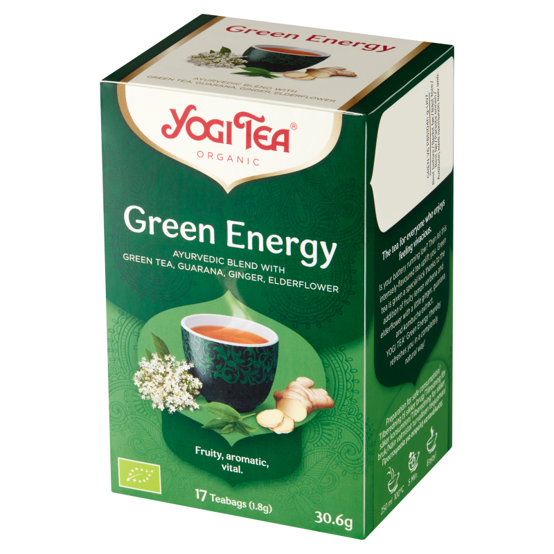 Yogi Tea HERBATKA ZIELONA ENERGIA BIO (17 x 1,8 g)