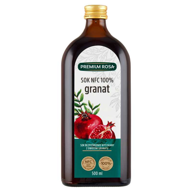 Premium Rosa Sok z granatu 100% 500 ml 5902036002360