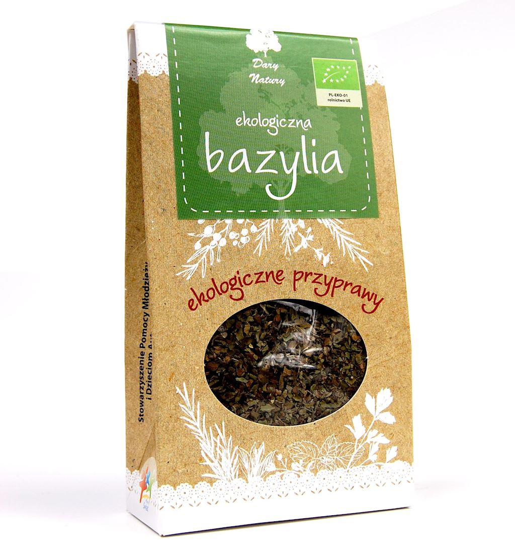 Dary Natury przyprawy i zioła BIO BAZYLIA BIO 25 g