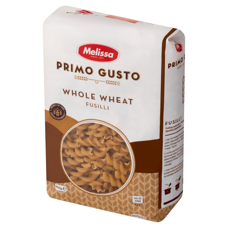Melissa Makaron Fusilli Integrali (Świderki pełnoziarniste) 100% Durum